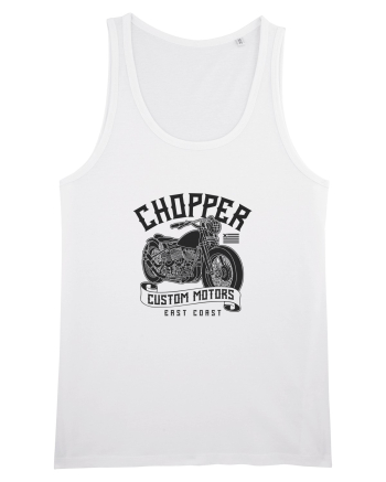 Chopper Custom Motors White