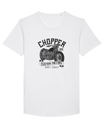 Chopper Custom Motors Tricou mânecă scurtă guler larg Bărbat Skater