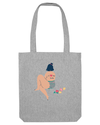 I Love My Body Heather Grey