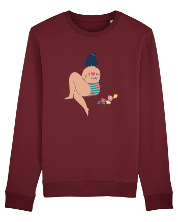I Love My Body Burgundy