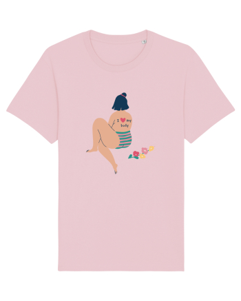 I Love My Body Cotton Pink