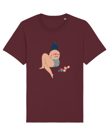 I Love My Body Burgundy