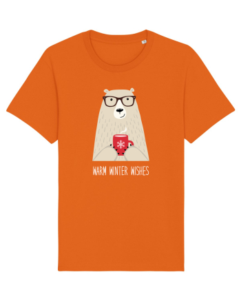 Warm Winter Wishes Bright Orange