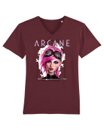 Arcane VI Tricou mânecă scurtă guler V Bărbat Presenter