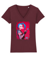 Jinx Tricou mânecă scurtă guler V Damă Evoker