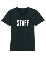 STAFF Tricou mânecă scurtă guler V Bărbat Presenter