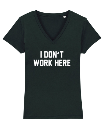 I don't work here Black