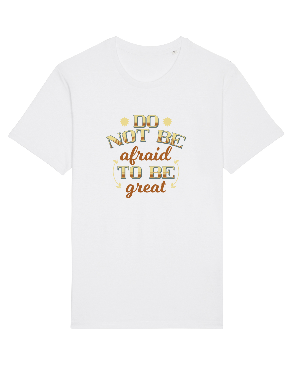 Tricou mânecă scurtă Unisex Rocker White