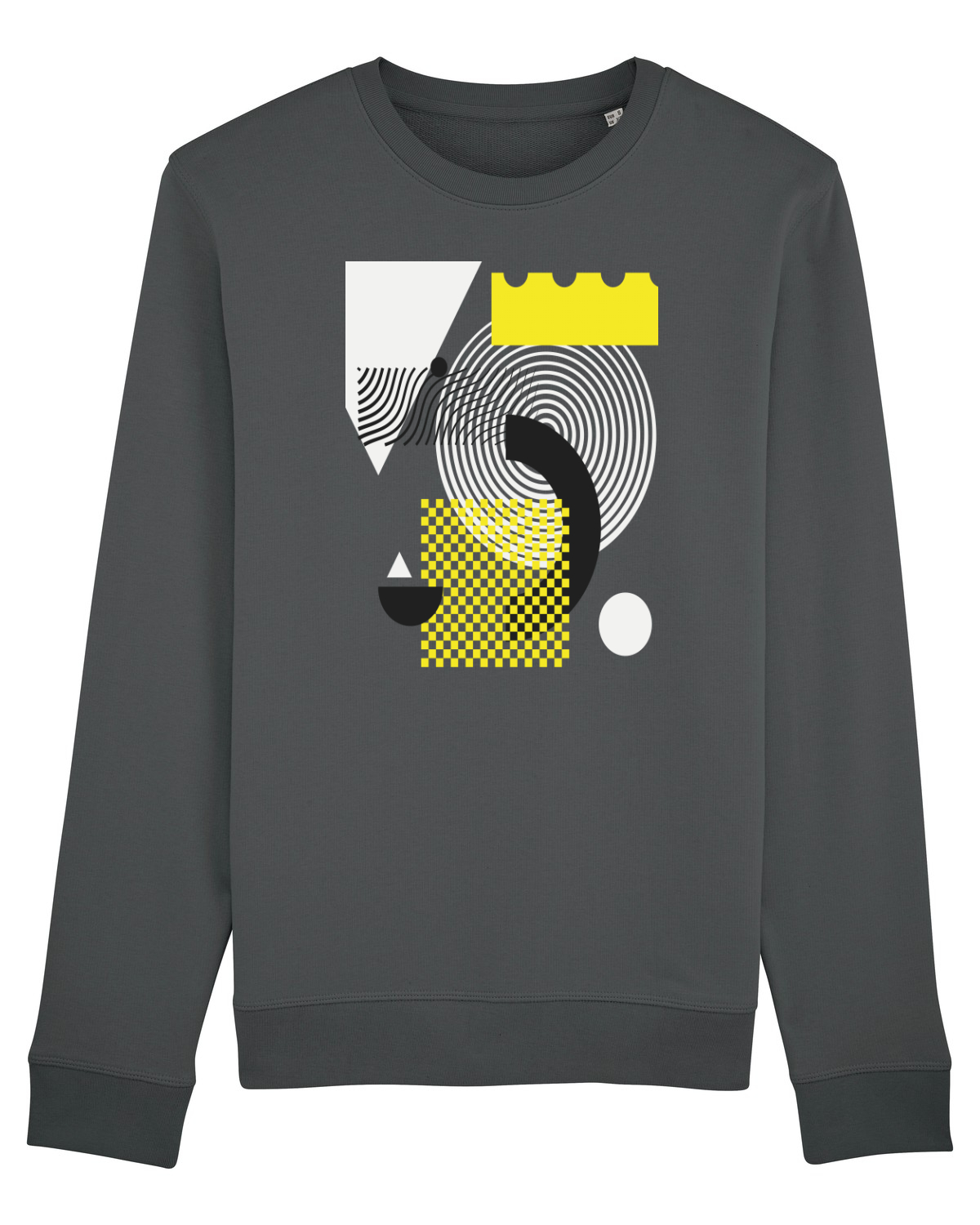 Bluză mânecă lungă Unisex Rise Anthracite