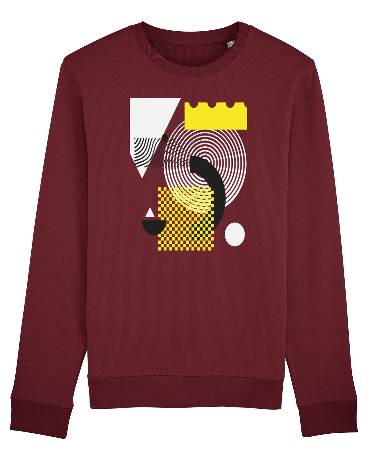 Bluză mânecă lungă Unisex Rise Burgundy