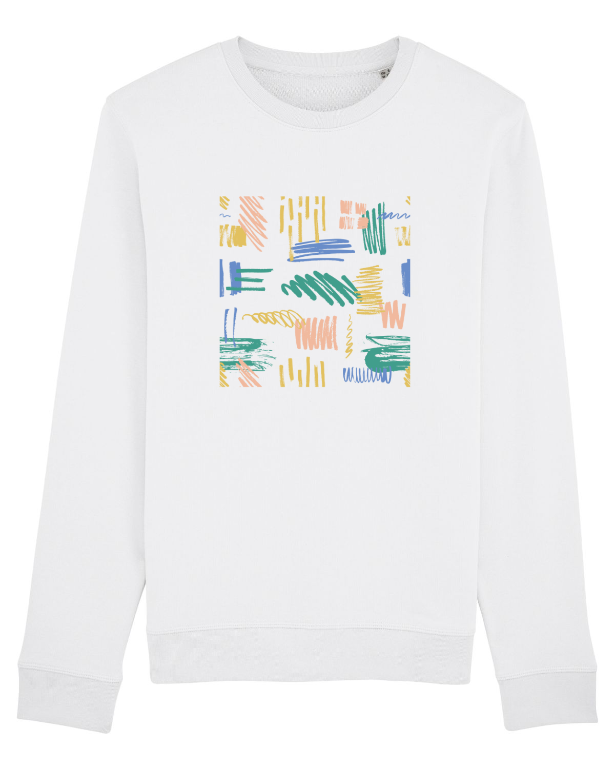 Bluză mânecă lungă Unisex Rise White