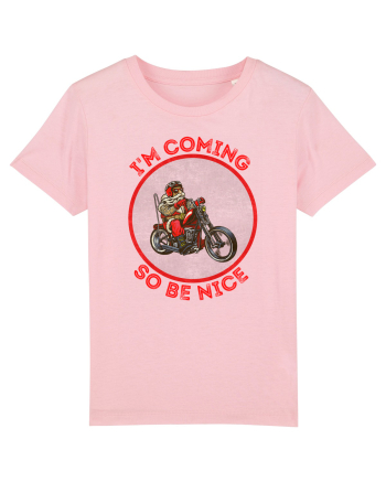 Biker Santa Cotton Pink