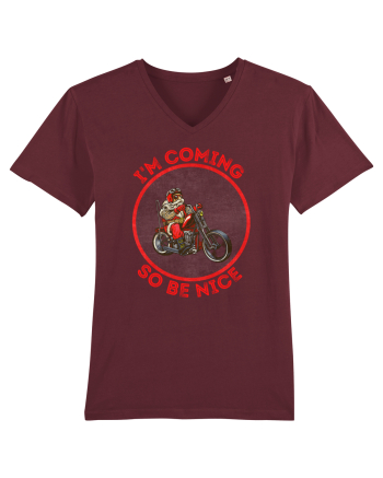 Biker Santa Burgundy