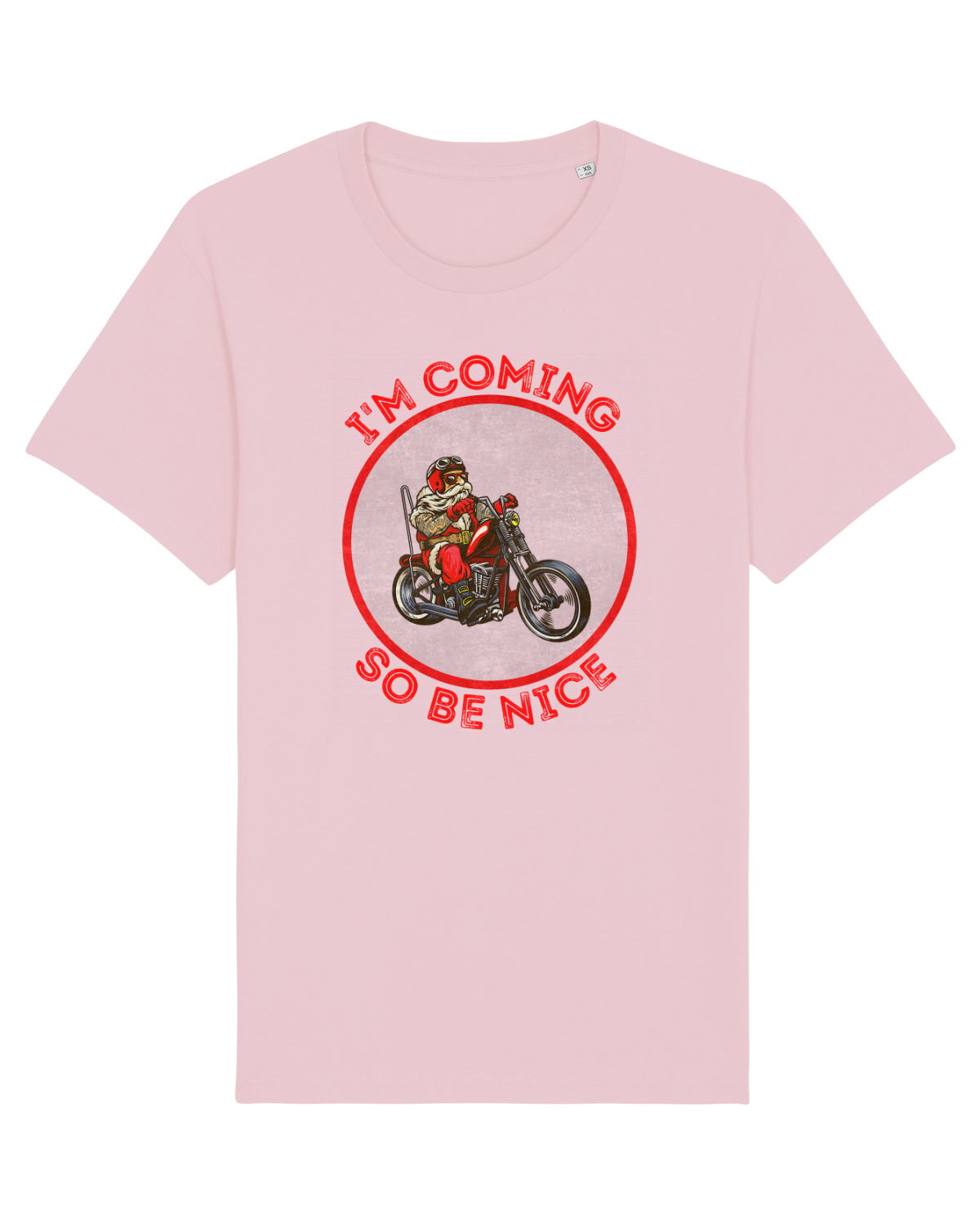 Tricou mânecă scurtă Unisex Rocker Cotton Pink