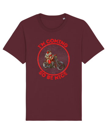 Biker Santa Burgundy