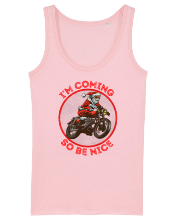 Biker Santa Cotton Pink