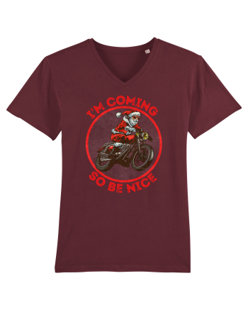 Biker Santa Burgundy