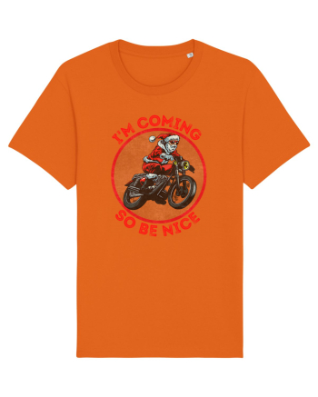 Biker Santa Bright Orange