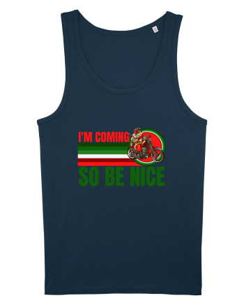 Biker Santa Navy
