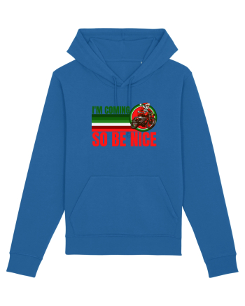 Biker Santa Royal Blue