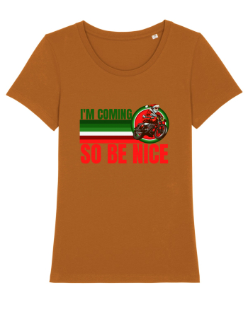 Biker Santa Roasted Orange