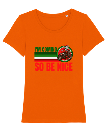 Biker Santa Bright Orange