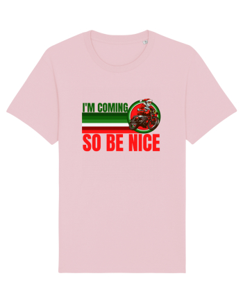 Biker Santa Cotton Pink