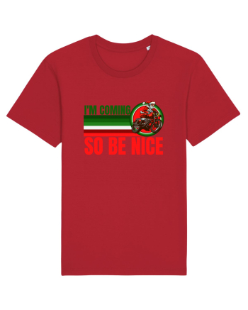 Biker Santa Red