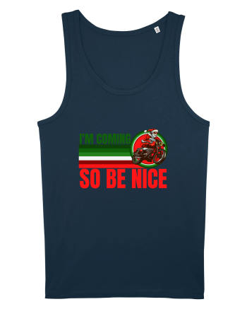 Biker Santa Navy