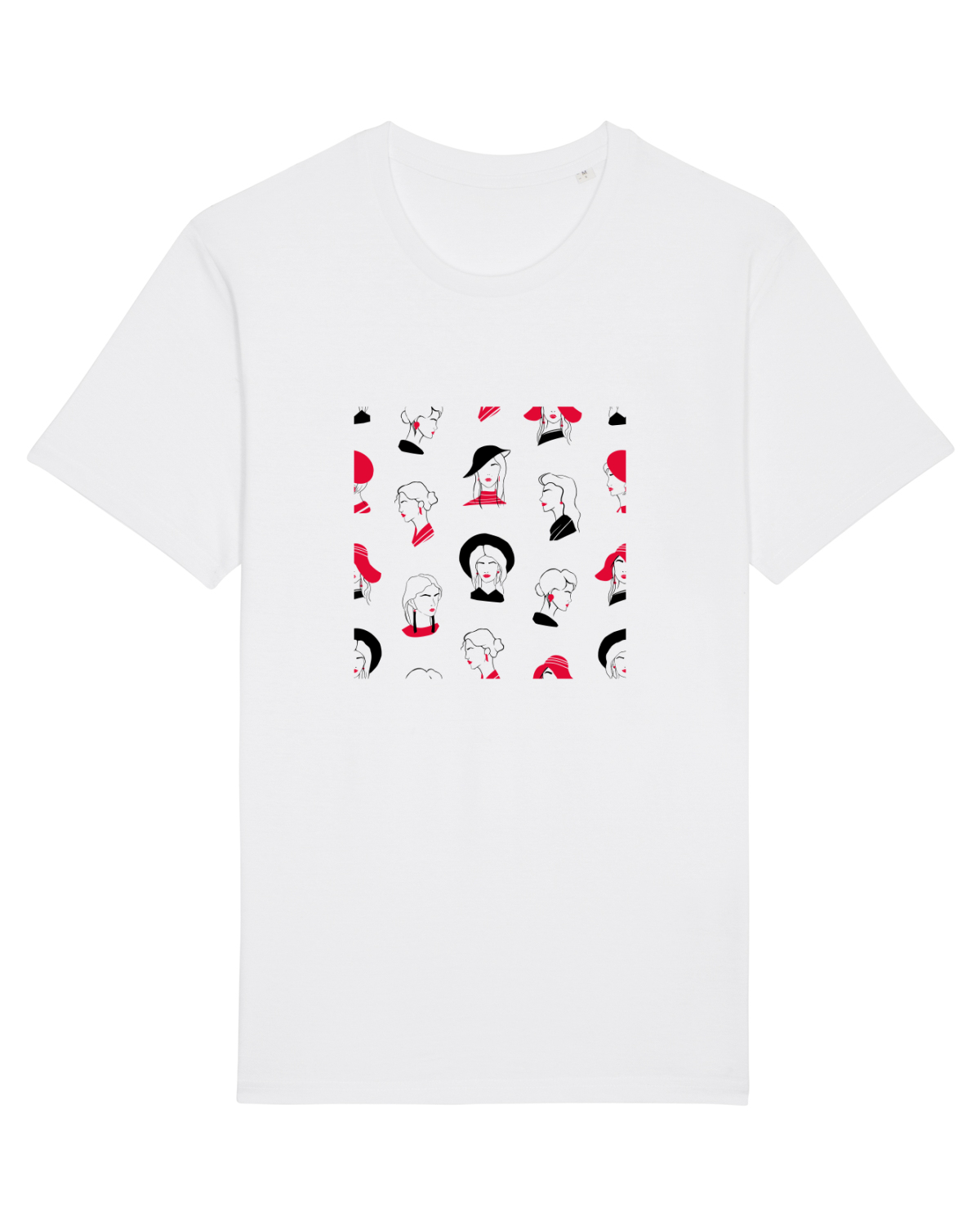 Tricou mânecă scurtă Unisex Rocker White
