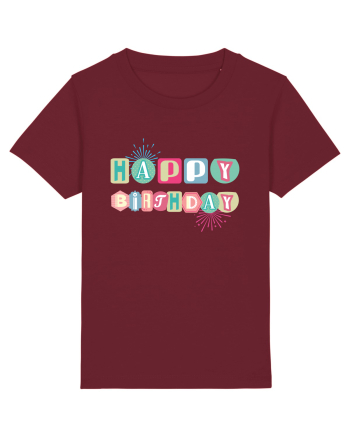 Happy Birthday ! Burgundy