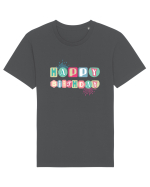 Happy Birthday ! Tricou mânecă scurtă Unisex Rocker