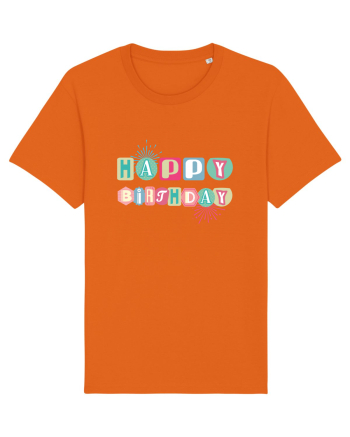 Happy Birthday ! Bright Orange