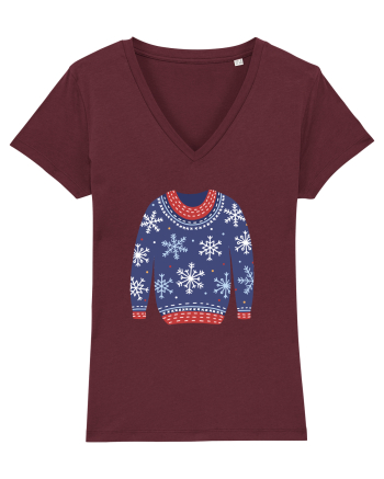 Ugly Sweater Burgundy