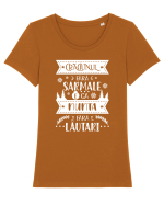 Craciunul fara sarmale v2 - alb Tricou mânecă scurtă guler larg fitted Damă Expresser