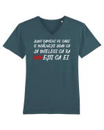 Sunt oameni... Tricou mânecă scurtă guler V Bărbat Presenter