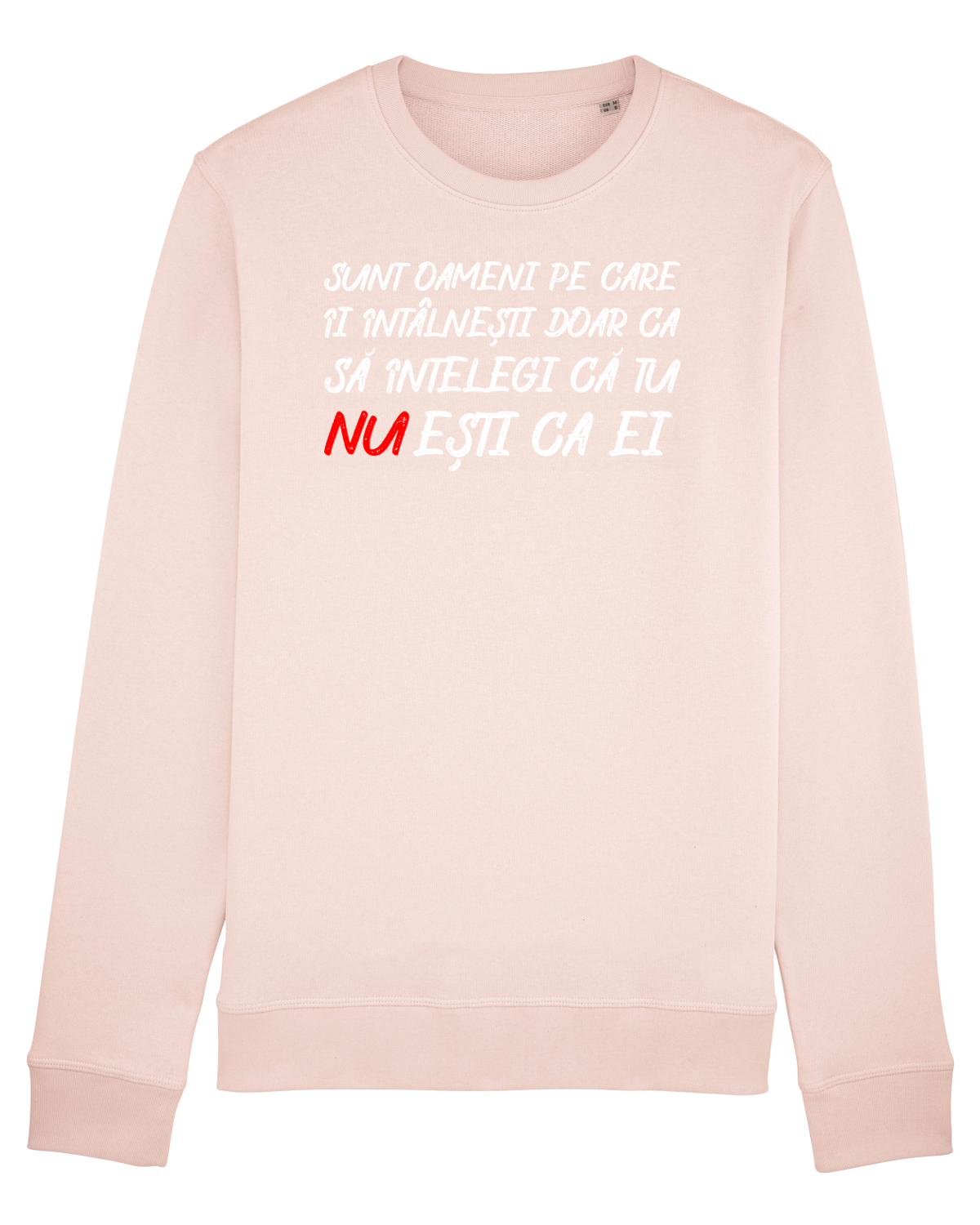 Bluză mânecă lungă Unisex Rise Candy Pink