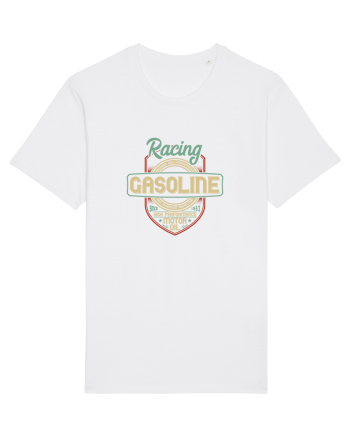 Racing Gasoline Motor Oil White