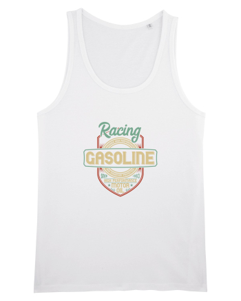 Racing Gasoline Motor Oil White
