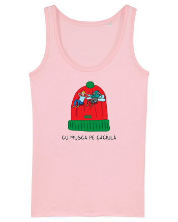 Cu musca pe căciulă... de Crăciun Cotton Pink