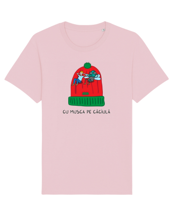 Cu musca pe căciulă... de Crăciun Cotton Pink