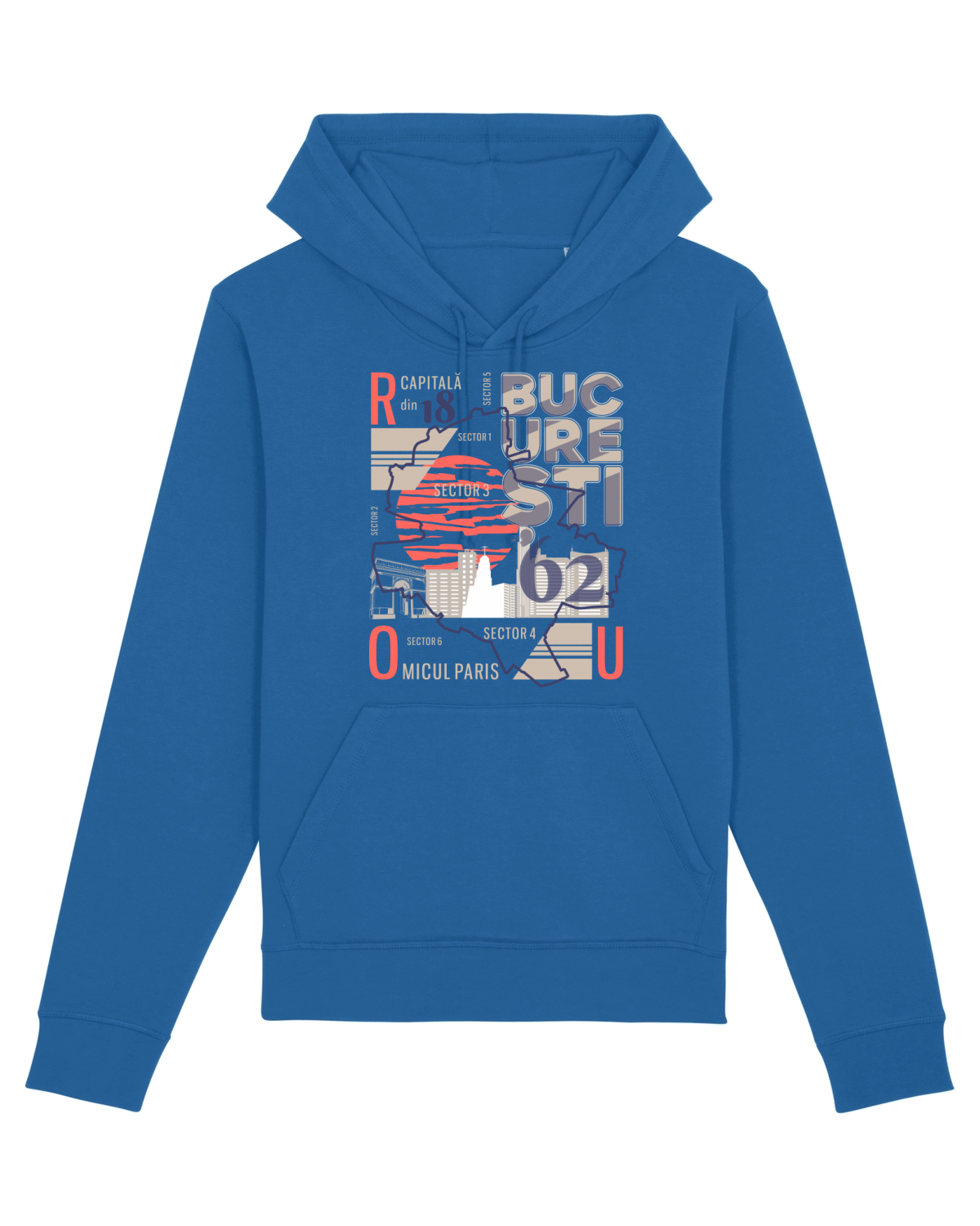 Hanorac Unisex Drummer Royal Blue