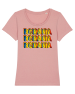 Patriot Romania  Tricou mânecă scurtă guler larg fitted Damă Expresser