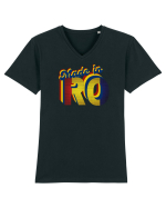 Patriot Romania  Tricou mânecă scurtă guler V Bărbat Presenter