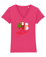 Donde Tricou mânecă scurtă guler V Damă Evoker