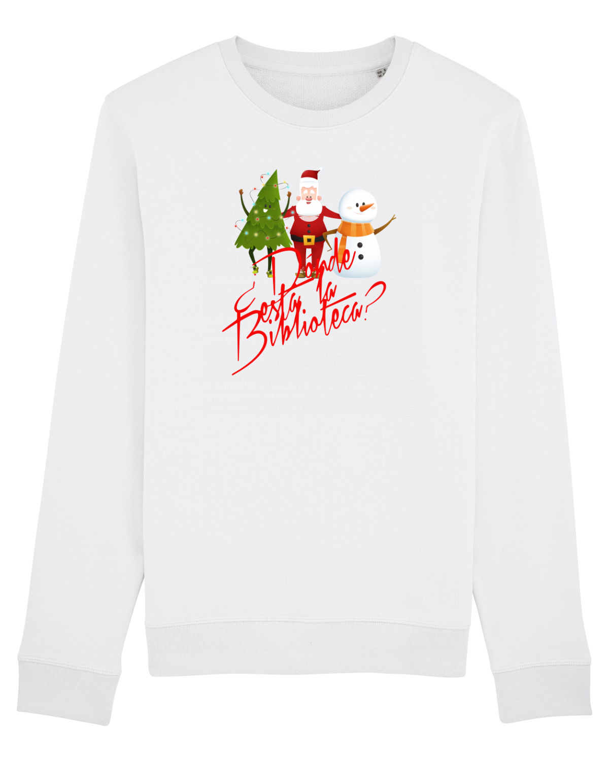 Bluză mânecă lungă Unisex Rise White