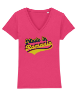 Patriot Romania  Tricou mânecă scurtă guler V Damă Evoker