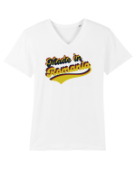 Patriot Romania  Tricou mânecă scurtă guler V Bărbat Presenter