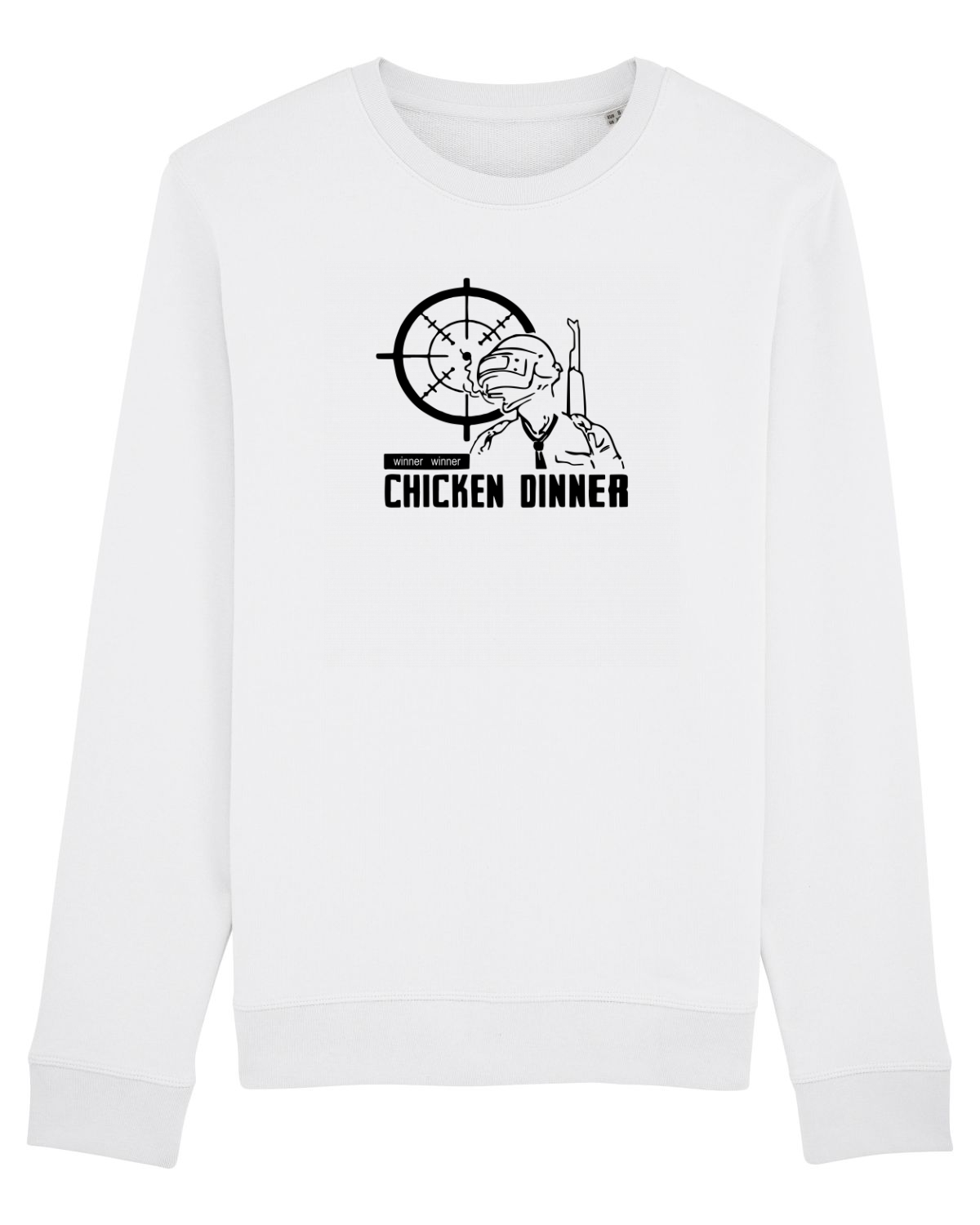 Bluză mânecă lungă Unisex Rise White