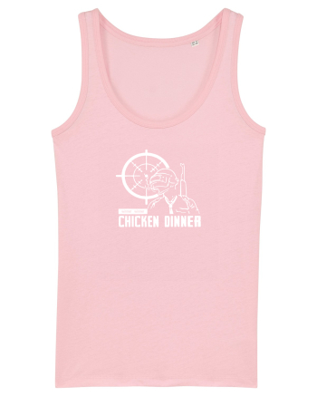 White dinner Cotton Pink